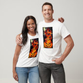 Spooky Bright Stacked Jack-O-Lantern T-shirt (Unisex)