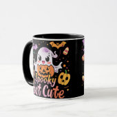 Spooky but Cute | ExDesigner | Halloween Mok (Voorkant links)