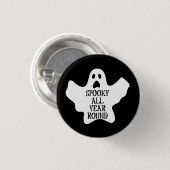Spooky Button gedurende het hele jaar (Voorkant /achterkant)