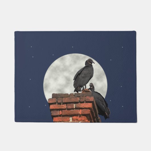 Spooky Buzzards Deurstop Deurmat (Voorkant)