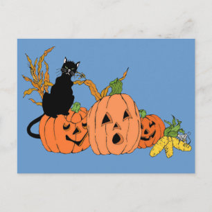 Spooky Cat Briefkaart