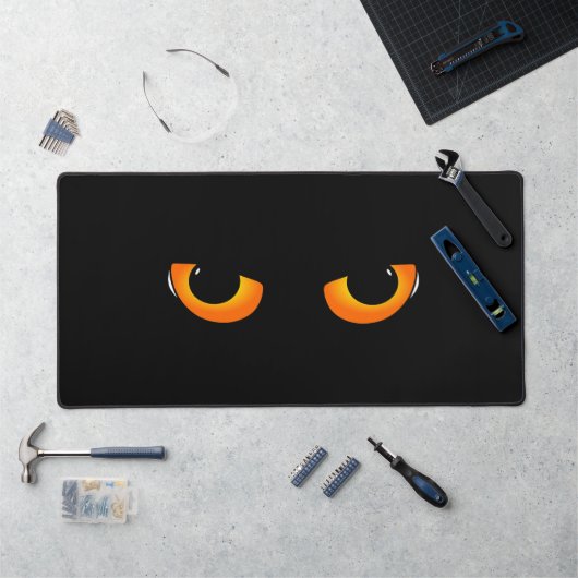 Spooky Cat Eyes Bureaumat (Werkstation)