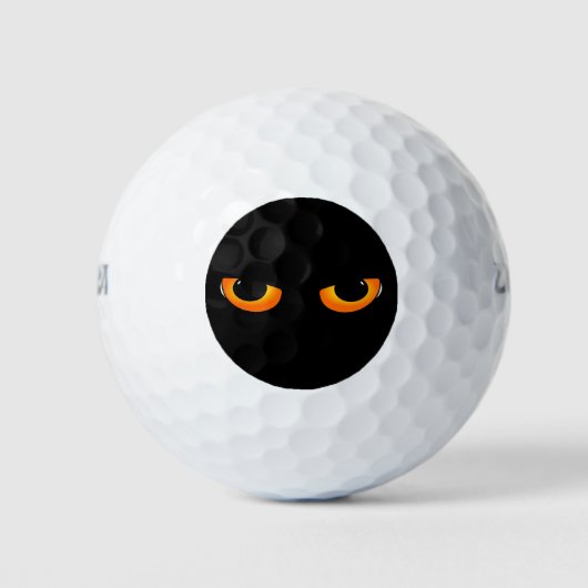 Spooky Cat Eyes Golfballen (Voorkant)