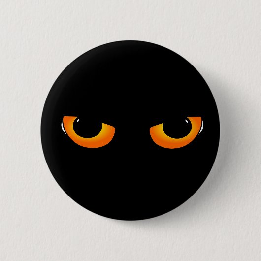 Spooky Cat Eyes Ronde Button 5,7 Cm (Voorkant)