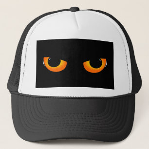 Spooky Cat Eyes Trucker Pet