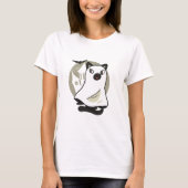 Spooky Cat Ghost T-shirt (Voorkant)