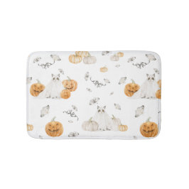 Spooky Cat Halloween Bath Mat