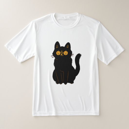 Spooky Cat Halloween T-shirt (Laagn)