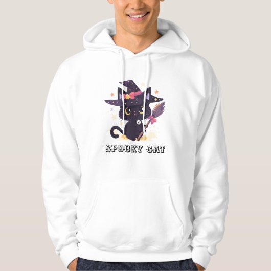 Spooky Cat Hoodie (Voorkant)