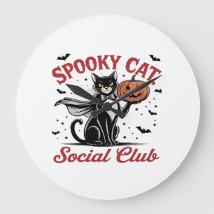 Spooky Cat Social Club PNG - Klassieke stijl uit h Grote Klok