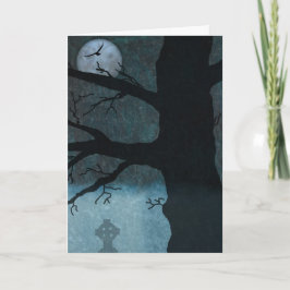 Spooky Cemetery card Kaart