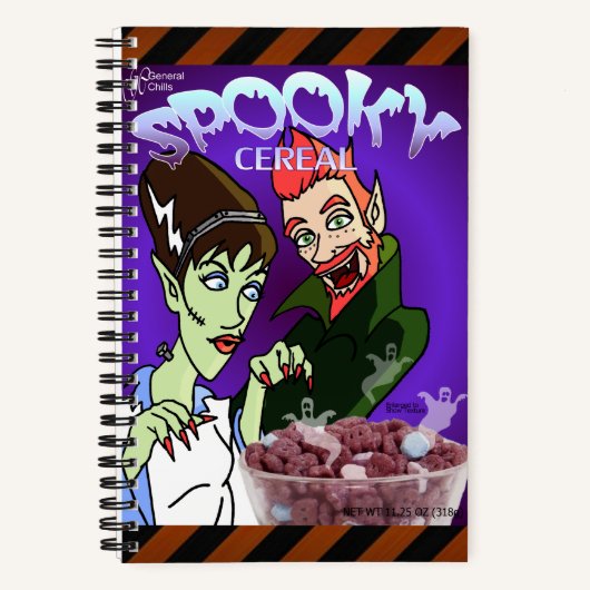 Spooky Cereal Notitieboek (Voorkant)