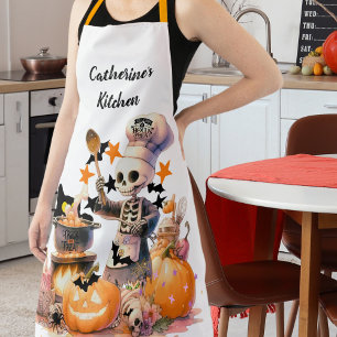 Spooky Chef Gepersonaliseerde Halloween Schort