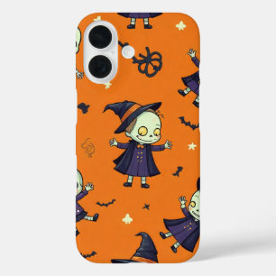 Spooky Chic Halloween kussen - angstaanjagend fees iPhone 16 Hoesje