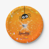 Spooky Chic Halloween Party Paper Bord (Voorkant)
