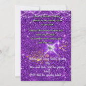 Spooky Chic Halloween Party Uitnodiging (Achterkant)