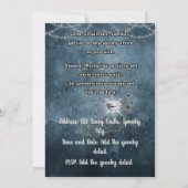 Spooky Chic Halloween Party Uitnodiging (Achterkant)