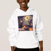 Spooky-Chic Midnight Brew – Cute Witch Café Magic! (Voorkant)