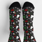 Spooky Christmas griezelig Gothic thema vakantie Sokken (Top)