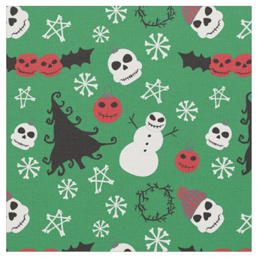 Spooky Christmas griezelig Gothic thema vakantie Stof (Close Up)