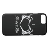 Spooky Classic - Skeleton Hands Heart Case-Mate iPhone Case (Achterkant (Horizontaal))