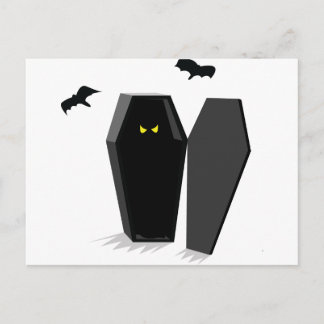 Spooky Coffin Briefkaart