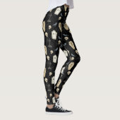 Spooky Coffin en Raven Halloween Leggings (Rechts)