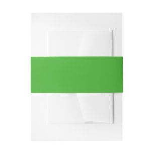Spooky Colors - Heldergroene buikband Uitnodigingen Wikkel