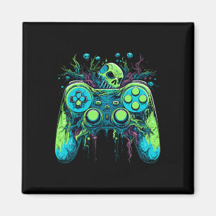 Spooky Cool Gaming Controller Videogame 1 Magneet