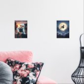 Spooky Cool Ghost Fun & Witchy Halloween Muurkunst Sets (Woonkamer)