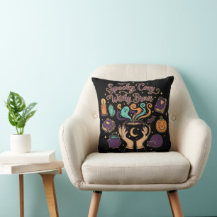 Spooky Cozy Witchy Drankjes Lieve Halloween Esth Kussen