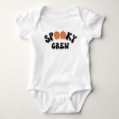 Spooky Crew Halloween Bijpassende Familie Romper (Voorkant)