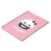 Spooky Cute Evil Plans Cupcake Notitieboek (Linkerzijde)