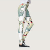 Spooky Cute Ghosts: Hauntingly Fun! Leggings (Rechts)