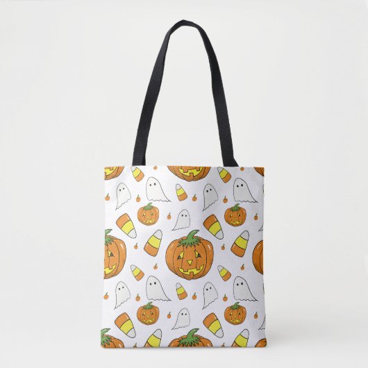 Spooky Cute Halloween Kids Travel Tote Bag (Devant)