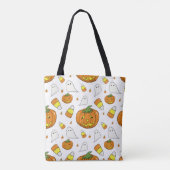 Spooky Cute Halloween Kids Travel Tote Bag (Dos)