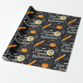 Spooky & Cute Halloween Wrapping Paper Cadeaupapier