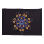 Spooky Cute Mandala Monster Art Halloween Creature Kussensloop (Achterkant)