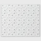 Spooky Cutie Baby Spin, Web & Halloween Snoep Cadeaupapier (Vlak)