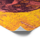 Spooky Distress Skull Art Poster 12 x 12 inch (Hoek)