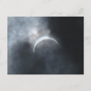 Spooky Eclipse Storm Clouds 2017 Aankondigingskaart