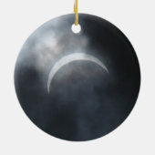 Spooky Eclipse Storm Clouds 2017 Keramisch Ornament (Achterkant)