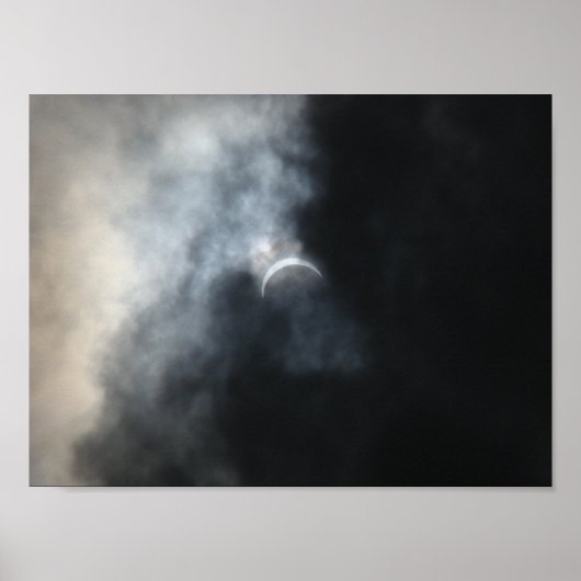 Spooky Eclipse Storm Clouds 2017 Poster (Voorkant)