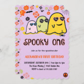 Spooky een eerste verjaardag kaart (Voorkant / Achterkant)