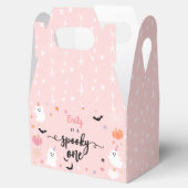 Spooky Een Halloween Schattige Roze Spook 1e Verja Bedankdoosjes (Geopend)