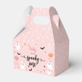 Spooky Een Halloween Schattige Roze Spook 1e Verja Bedankdoosjes