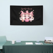 Spooky en lieve Schattigee heksenkat Oversized T-s Spandoek (Beurs)