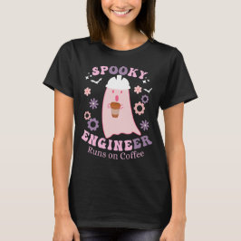 Spooky Engineer Run op Koffie T-shirt