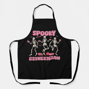 Spooky Esthetician Halloween Skelet Huidtherapie Schort