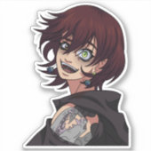 Spooky Eyes Sticker (Voorkant)
